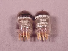 2 5842 AMPEREX Holland Gold Pin HiFi Amp Vacuum Tubes SALE!