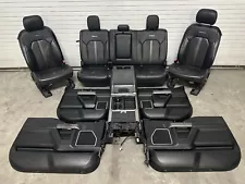 2020 2021 FORD F250 F350 F450 PLATINUM INTERIOR FRONT REAR SEATS DOOR PANELS OEM