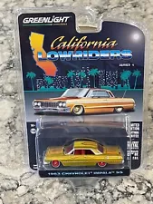 Greenlight Lowriders Series 4 1963 Chevrolet Impala SS Gold Metallic & Red 1/64