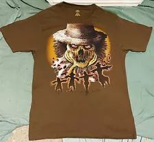 Halloween Horror Scarecrow Graphic T-shirt Mens Jeepers Creepers Slasher MEDIUM