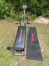 Chuck Norris Total Gym 1700 Club with Press Up Bars, Dip Bars, Toe Bar, Mat