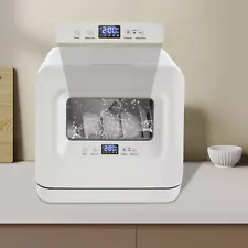 Portable Compact Countertop Mini Dishwasher with Water Tank Leak-Proof Air Dry