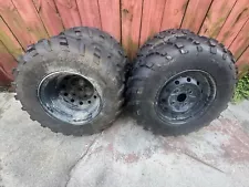 atv tires 25x11-10 25x8-12 Removed From A Suzuki Kingquad 750