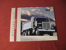 2001 Western Star Rig Semi Truck Sales Brochure Booklet Catalog Old Original