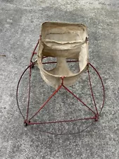 Vintage Rare Circular Metal Framed Baby Walker