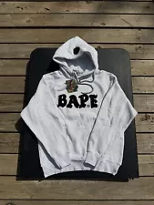 Bape Logo Relaxed Fit Pullover Hoodie