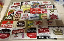 50 Different Vintage US Beer Labels #13 Unused