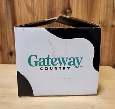 Vintage Gateway Computer Promotional Box, Mug, Cow, Notepad, Pen In Original Box