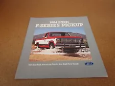 1984 Ford F150 F250 F350 pickup truck F-series sales brochure ORIGINAL 20 pg (For: 1984 Ford F-350)