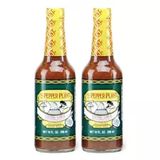 The Pepper Plant Garlic Hot Pepper Sauce 10 Oz Pack of 2