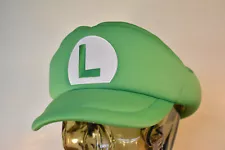 Super Mario Luigi Cosplay Hat One Size Fits Most Intended 14 And Older