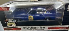 GREENLIGHT 1978 PLYMOUTH FURY BLUE DELAWARE STATE POLICE 1/24 DIECAST CAR 85552