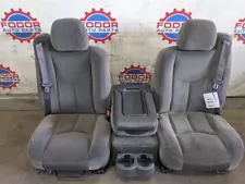 03-06 Chevy Silverado Grey Cloth bucket seats left right pair oem