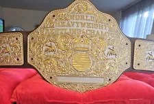 WWE Big Gold World Heavyweight Championship Replica Title Belt