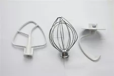 KSM150 Artisan Mixer Set fits KITCHENAID Flat Beater Wire Whip Dough Hook