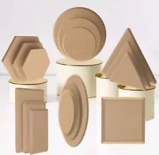 ORIISIN Plate Forming Molds, Pottery Molds for Handbuliding Plates, 17 PIECES!!