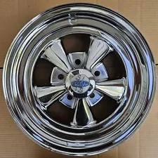 Cragar 15x4 SS Wheels (2) 4.75" Bolt Pattern. FOR DRAG RACING ONLY.