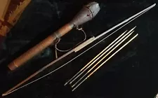 Authentic Antique Handmade Bow & Arrow Set with Quiver - Bhutanese? UN Estate.