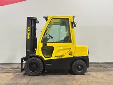 2005 HYSTER H60FT 3 STAGE 6000LB PNEUMATIC DIESEL FORKLIFT STK 14610