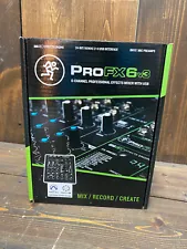 Mackie ProFX6v3 6-Channel Mixer | NEW | Effects | 2 Stereo / 2 Mono | Software