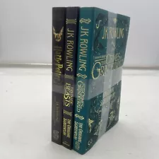 Fantastic Beasts Harry Potter Cursed Child 3 Book Set by JK. Rowling Paperback