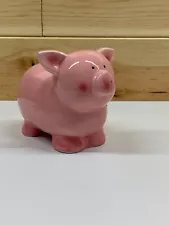 Pink Pig Piggy Bank Porcelain/Ceramic