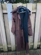 Men's XL Jackaroos Waxed Oil Duster Jacket/Coat Intl Sale