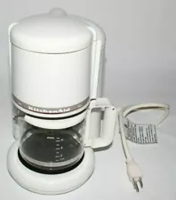 KitchenAid 4 Cup Compact Coffee Maker KCM055WH3 - White - Used 014