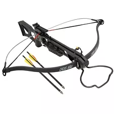 175 lb Black Hunting Crossbow + 2 Arrows/Bolts Rail Lube + Rope Cocking Device