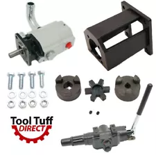 19 GPM Log Splitter Build Kit: 2 Stage Pump, Coupler, Mount, Detent Valve, Bolts