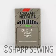 10 ORGAN 135X17 DPX17 NEEDLES FOR INDUSTRIAL WALKING FOOT SEWING MACHINES SHARP