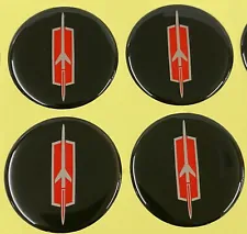 OLDSMOBILE Rocket 88 Cutlass Supreme delta Wheels Center Cap decals emblems rims (For: More than one vehicle)