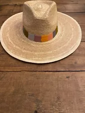 NWT Sunshine Tienda Griselda Straw Palm Hat