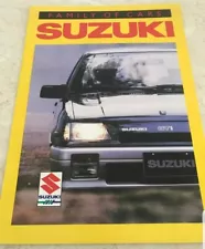 1985 ? SUZUKI Range Original Sales Brochure SIERRA Mighty Boy Swift Carry