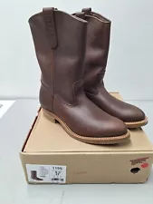 red wing pecos boots 1155 9.5ee NIB NAILSEAT Made In USA