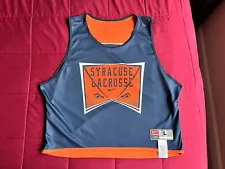 Men’s Large- Nike Team Syracuse Orange Team Issued Lacrosse Jersey Reversible