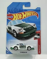 Hot Wheels 71 Porsche 911 White #122 HW Rescue For Sale