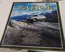 2001 Chevrolet Chevy Tahoe Trucks Brochure Booklet Buyer's Guide Specs Sales