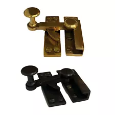 Swinging Window Sash Lock in Brass