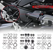 Aluminum Frame Hole Plug Cap Cover Set for 2014-2023 BMW R Nine T R9T Scrambler