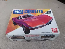 MPC 1968 Corvette Convertible Kit 100% Complete Inner Bag Still Sealed Original