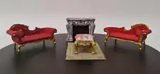 Baroque Furniture Set 3D printed in 1;48th scale