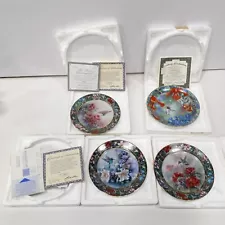 Lot of 4 Assorted Bradford Exchange Decorative Plates IOP