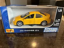 Maisto Dodge Neon Srt-4 Turbo Toy Car 1:24 NEW (YELLOW)