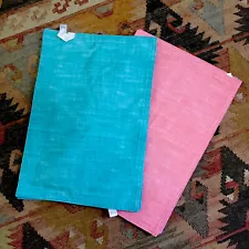 Tommy Bahama Placemats Set Of 8 Coral Turquoise Casual Dining