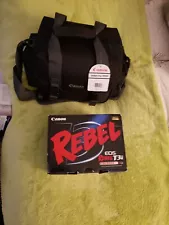 Canon EOS Rebel T3i digital SLR Camera EFS 18-55mm Lens Battery Charger 32GB Mem