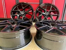 MERCEDES BENZ BLACK 19 INCH RIMS WHEELS NEW SET4 19/8.5 19/95 C300 C250 C350 AMG