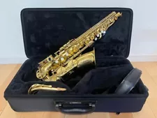 YAMAHA YAS-475 Alto Saxophone Gold Lacquer W/Hard Case Musical Instrument