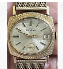 POOR PLANNING SALE!! —-1967 BULOVA Date King - Serviced, Antique Case REDUCED