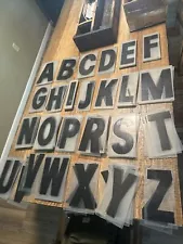 Over 200 Vintage Clear Marquee Sign Letters Advertising